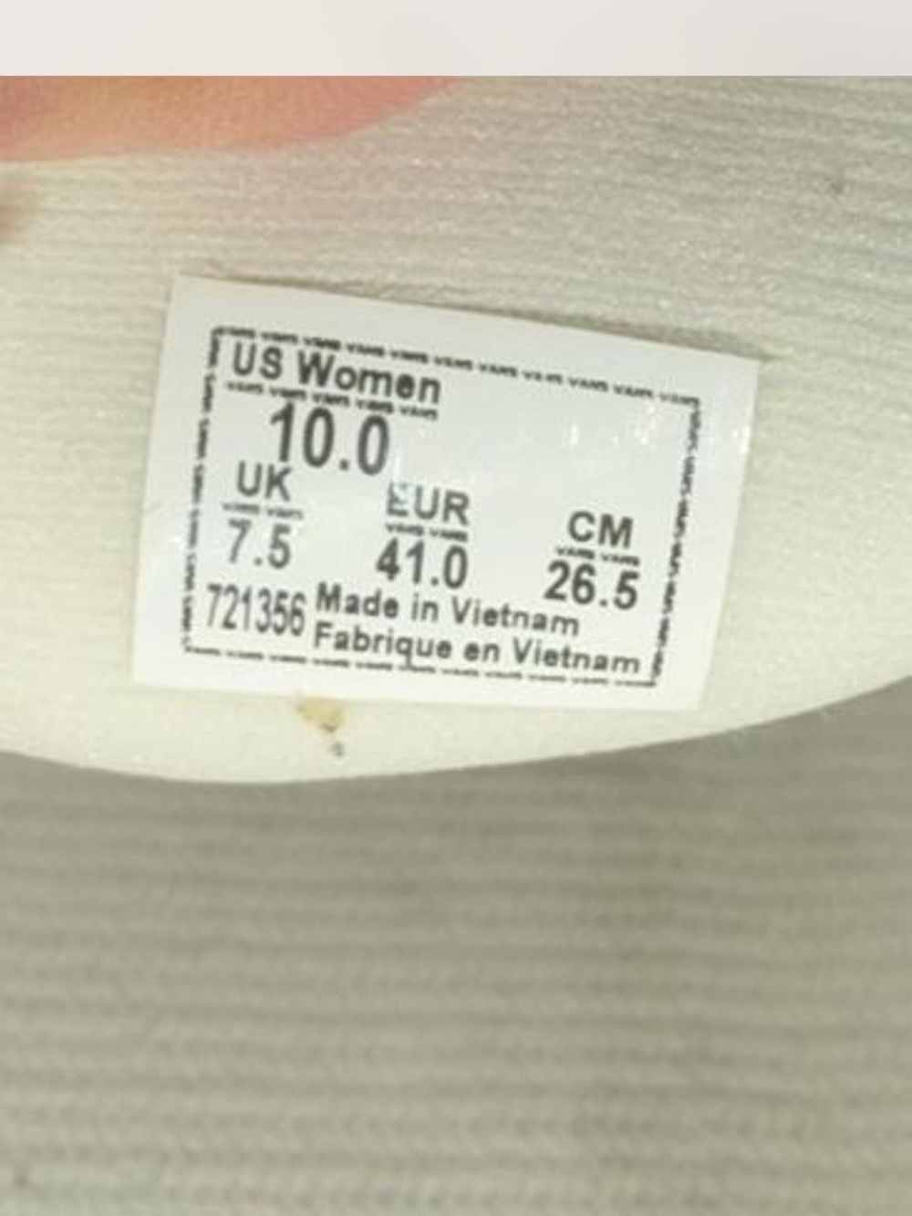 Women’s Slip-On Shoes in Iridescent White - Lightweight Comfort - missing insole - Picture 5 of 5